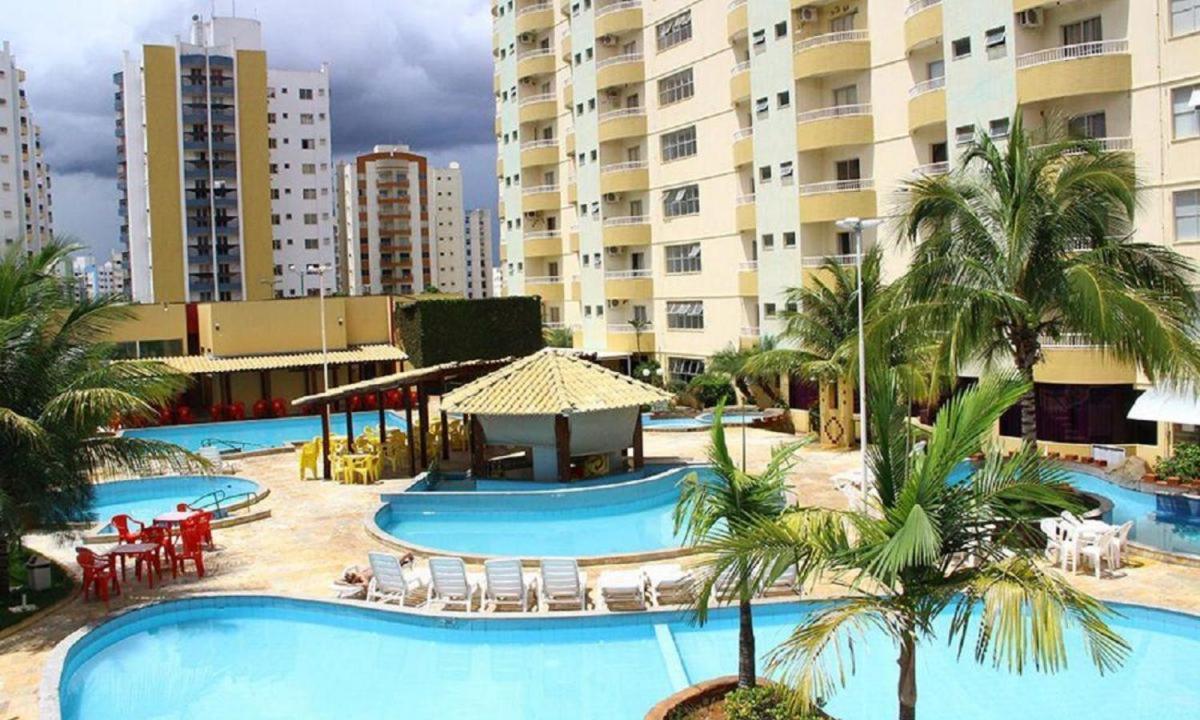 Thermas Place Suite Caldas Novas Com Piscinas Termais Kültér fotó