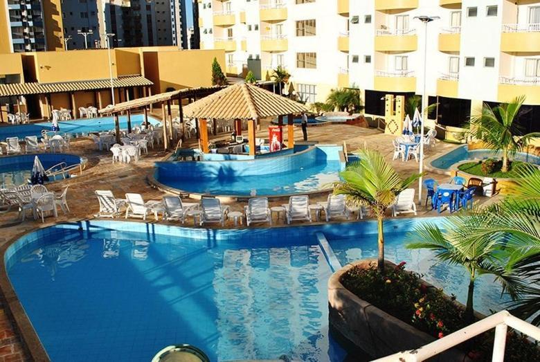Thermas Place Suite Caldas Novas Com Piscinas Termais Kültér fotó